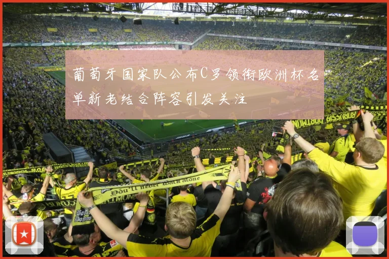 葡萄牙国家队公布C罗领衔欧洲杯名单新老结合阵容引发关注