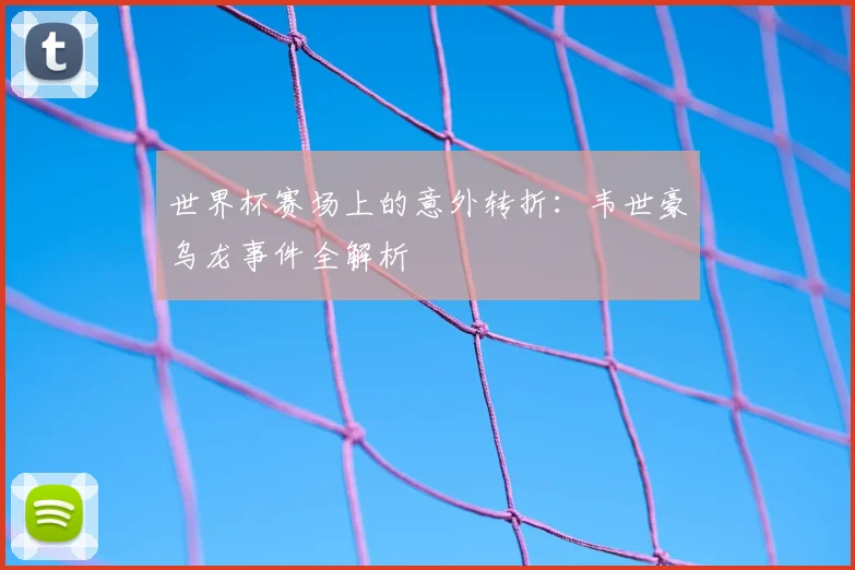 世界杯赛场上的意外转折：韦世豪乌龙事件全解析